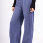 Women's Fleece-Lined Striped Pants