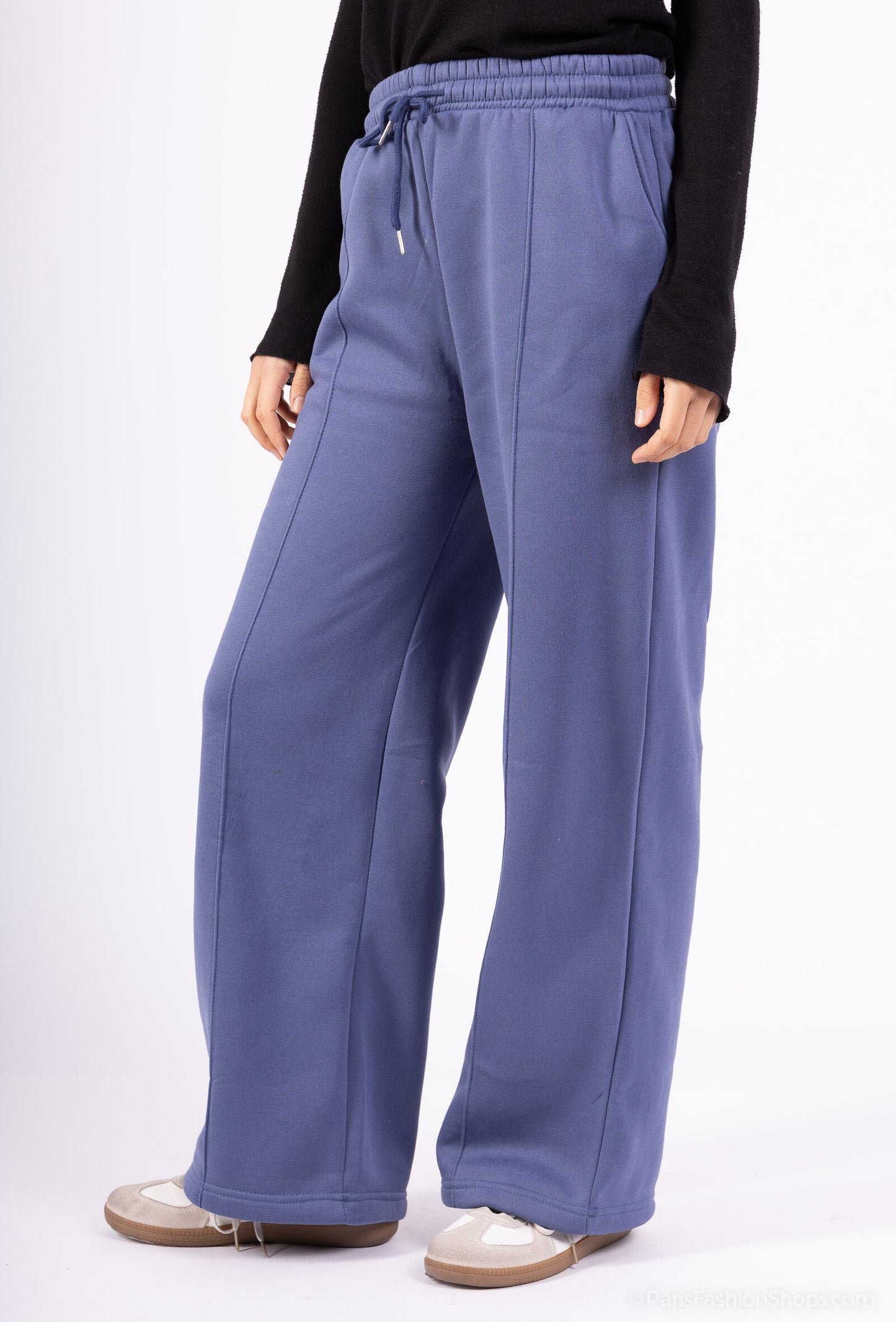Women's Fleece-Lined Striped Pants