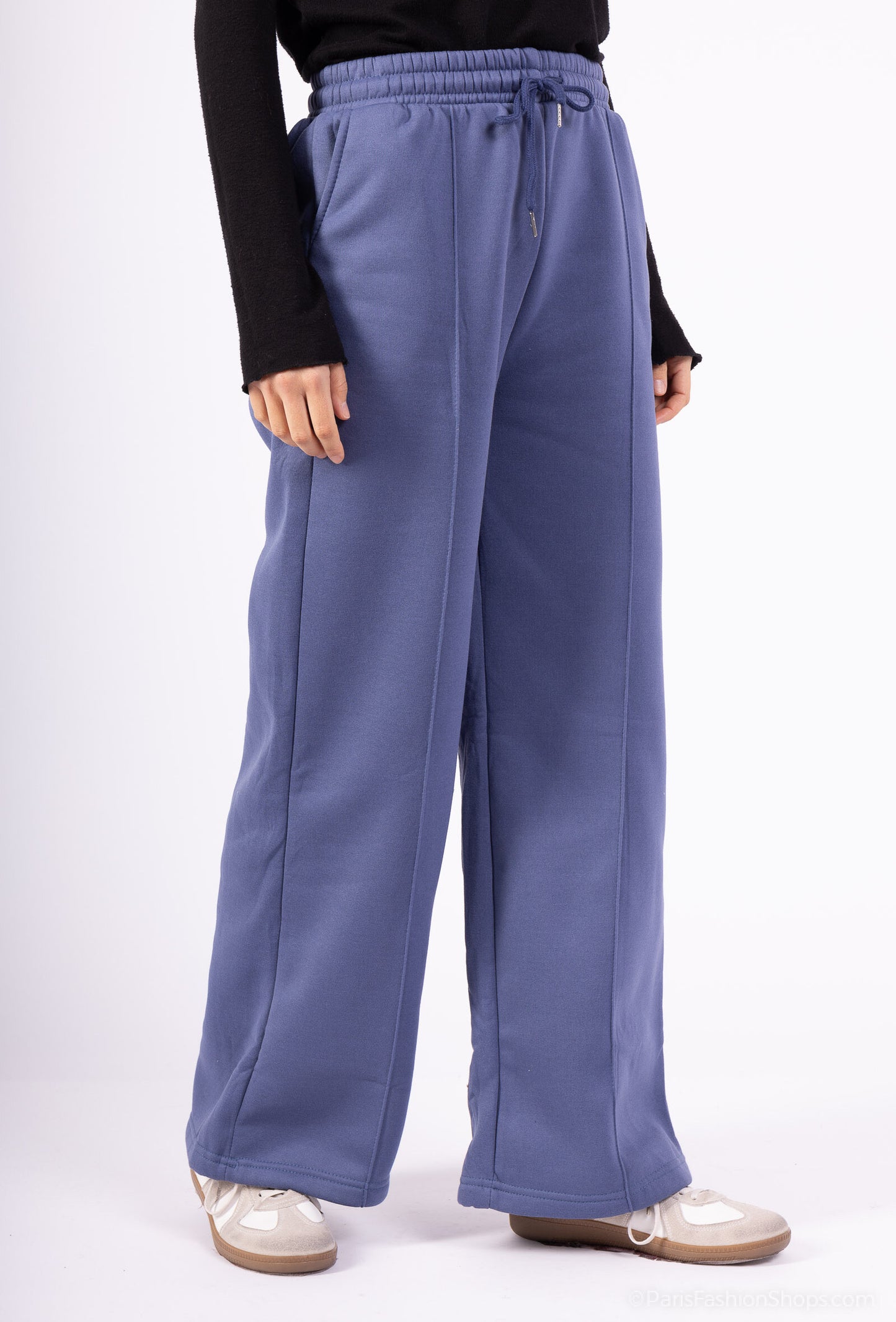 Women's Fleece-Lined Striped Pants