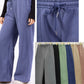 Women's Fleece-Lined Striped Pants