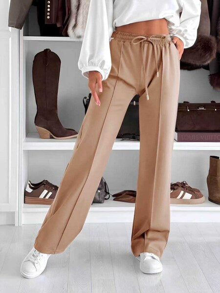 Elegant jogging Pant elastic size with pockets