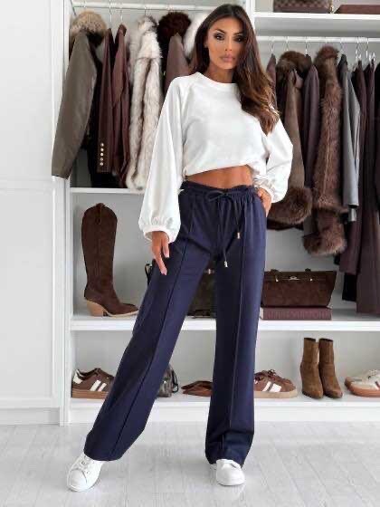 Elegant jogging Pant elastic size with pockets