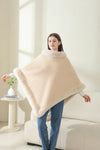 Super soft fur poncho
