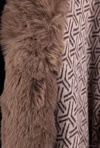 Women's Cozy Faux Fur Cape