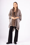 Women's Cozy Faux Fur Cape