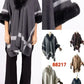 Women's Faux Fur Poncho Cape