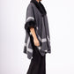 Women's Faux Fur Poncho Cape