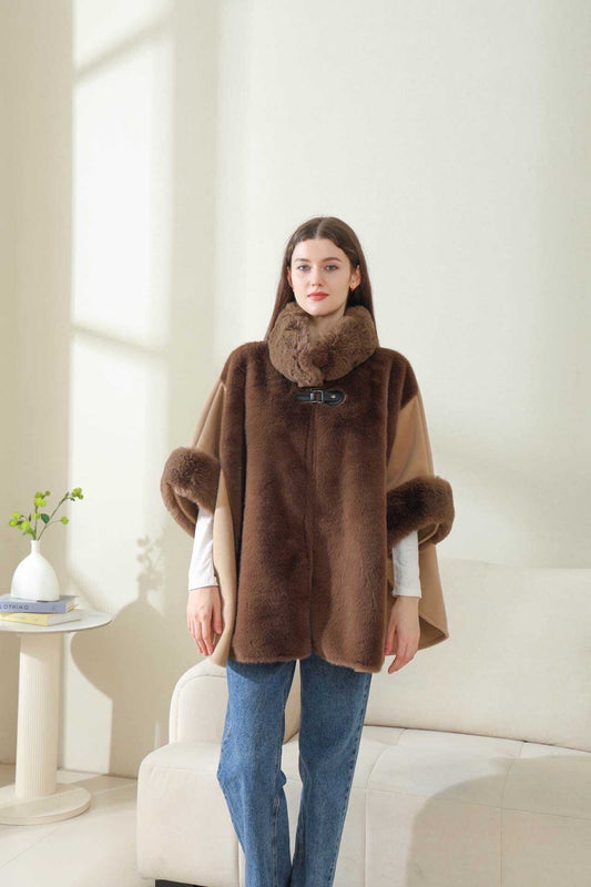 Super soft and elegant poncho