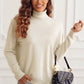 Soft and comfortable turtleneck sweater