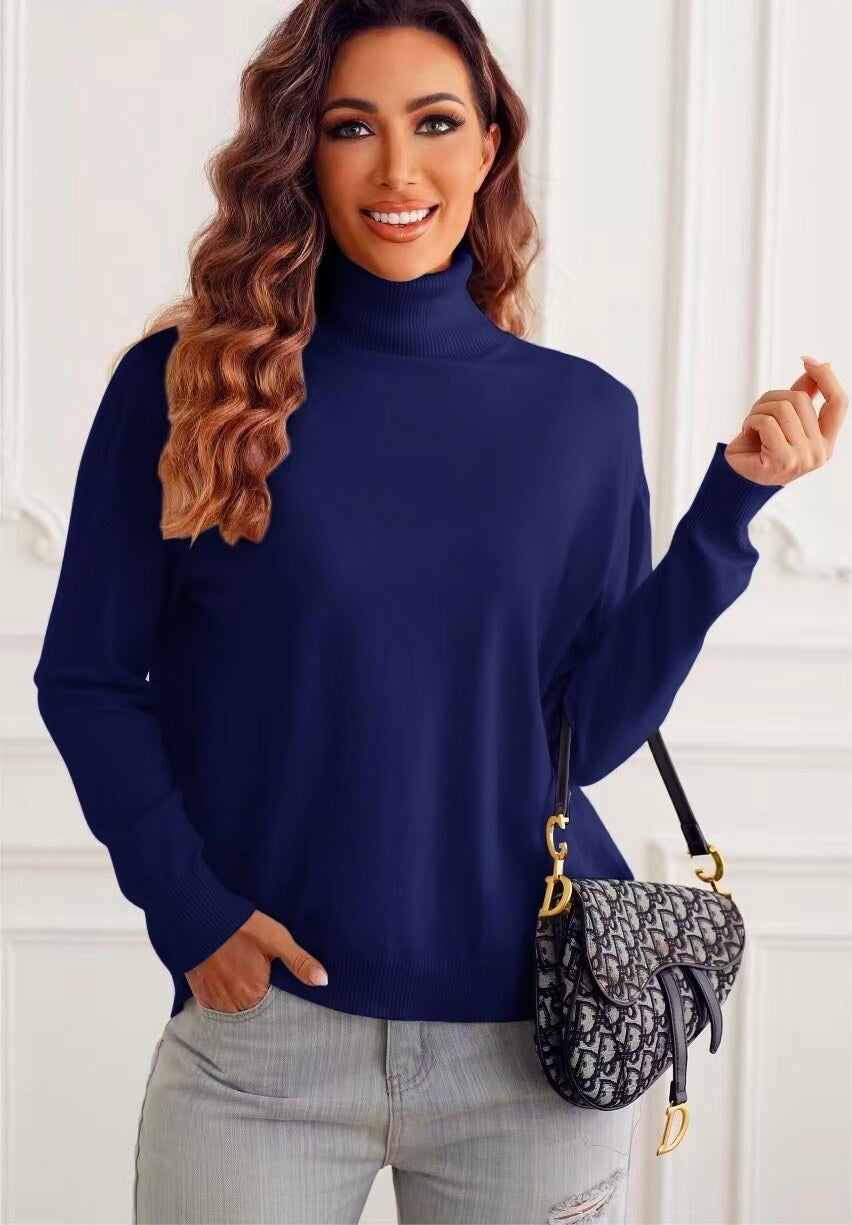 Soft and comfortable turtleneck sweater