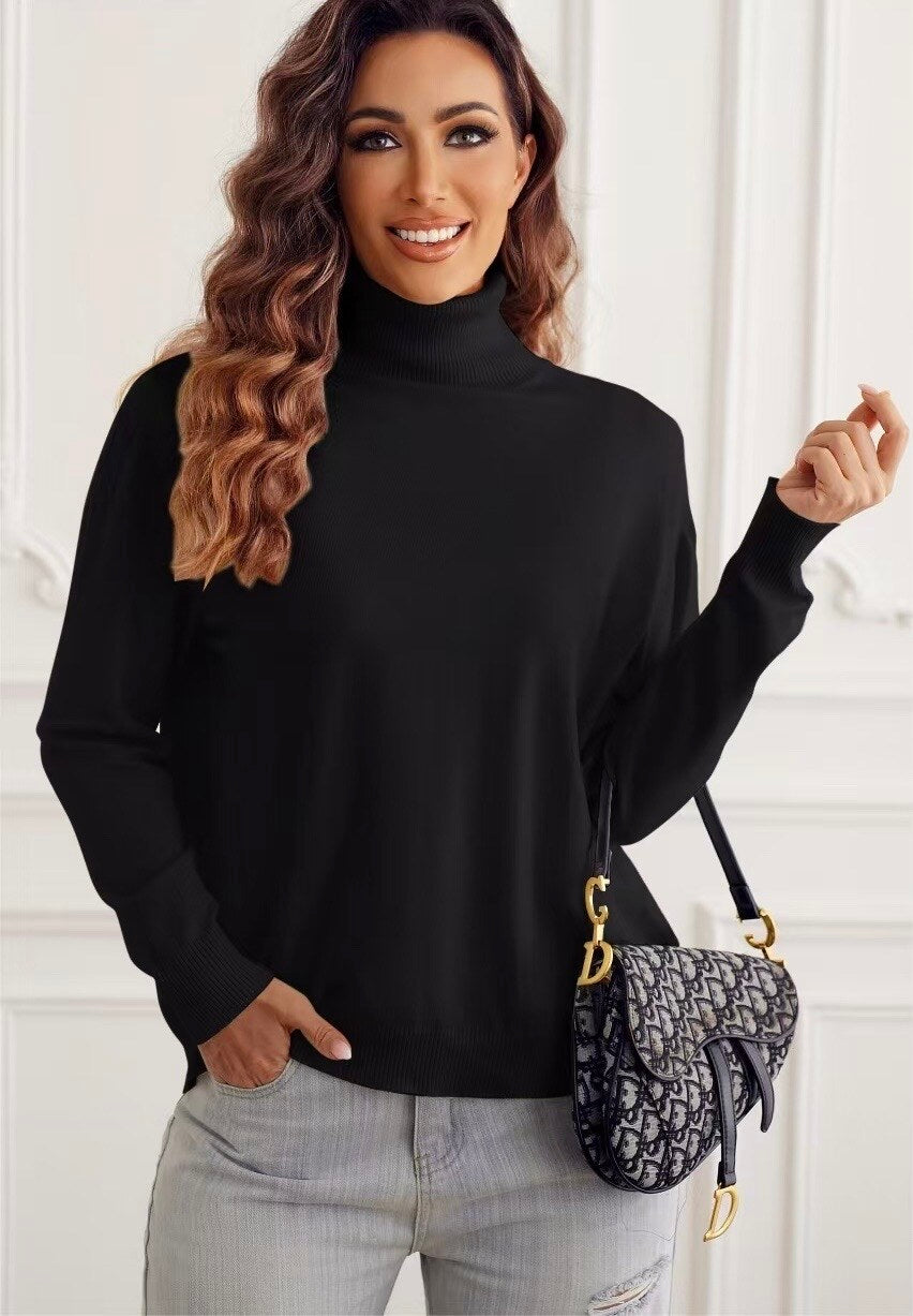 Soft and comfortable turtleneck sweater