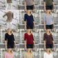 Sweater V -neck shiny materials short sleeves buttoned