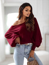 Long sleeve relaxed sweater
