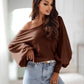 Long sleeve relaxed sweater