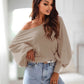 Long sleeve relaxed sweater