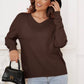Soft V -neck sweater