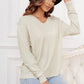 Soft V -neck sweater