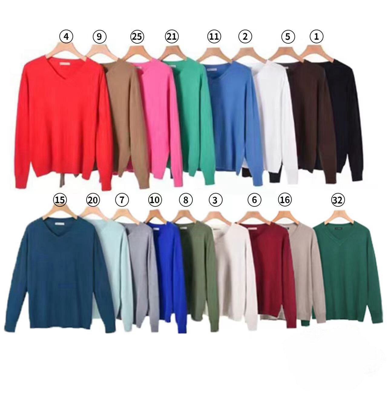 Soft V -neck sweater