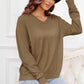 Soft V -neck sweater