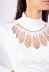 Long Sleeve Sweater Comfort High Collar