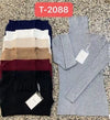 Striped Sweater with Chimney Collar