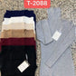 Striped Sweater with Chimney Collar