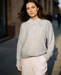 Simple Sweater with Small Braided Details