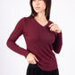 Elegant Collar Pull in V-neck