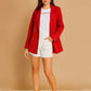 Ladies Gold Button Blazer