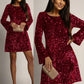 Sequins Dress knot on the back