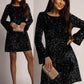 Sequins Dress knot on the back