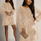 Sequins Dress knot on the back