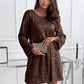 Sequin dress with back bow