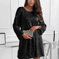 Sequin dress with back bow