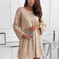 Sequin dress with back bow