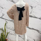 Sequin dress with back bow