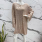 Sequin dress with back bow