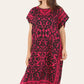 Short Caftan Dress, Ethnic Print, New Collection, Ref-7005