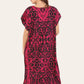 Short Caftan Dress, Ethnic Print, New Collection, Ref-7005
