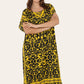 Short Caftan Dress, Ethnic Print, New Collection, Ref-7005