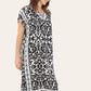 Short Caftan Dress, Ethnic Print, New Collection, Ref-7005