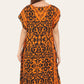 Short Caftan Dress, Ethnic Print, New Collection, Ref-7005