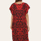 Short Caftan Dress, Ethnic Print, New Collection, Ref-7005