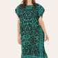Short Caftan Dress, Ethnic Print, New Collection, Ref-7005