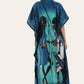 Caftan dress, traditional African style print, novelty Ref-9063L