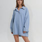 Denim shirt dress
