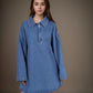 Denim shirt dress