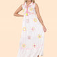 Women's long sleeveless dress (ref 6166) with a neckline.