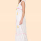 Women's long sleeveless dress (ref 6166) with a neckline.