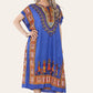 Mid-length dress with ethnic African-style print, bold, ref. 7002